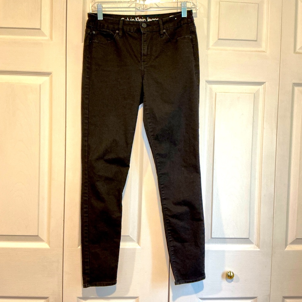 🌹 Calvin Klein Jeans Black Legging Denim Jeans - 6 / 28